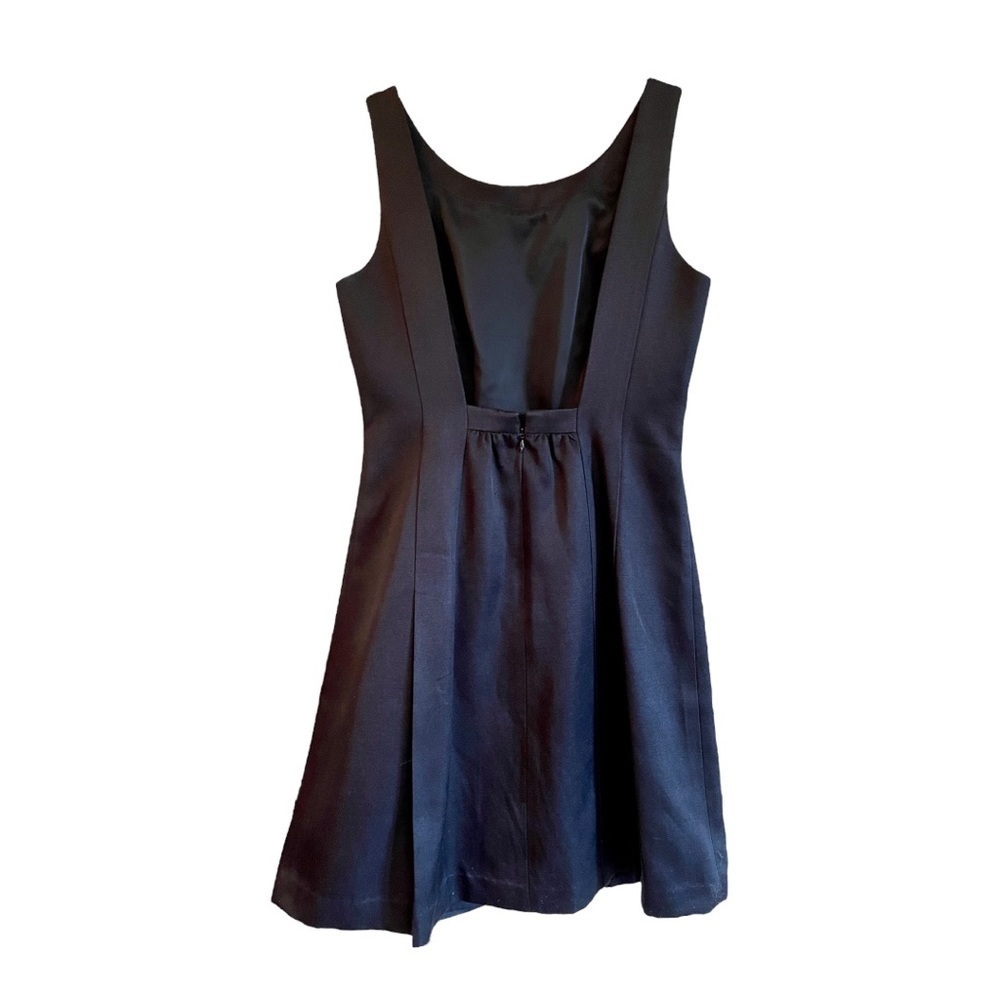 TALBOTS, NWOT, WOMENS, STYLISH, BLACK, COTTON/SILK DRESS. - Picture 3 of 7